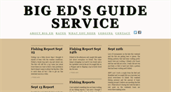 Desktop Screenshot of bigedsguideservice.com